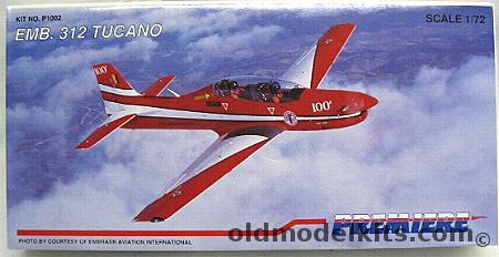 Premiere 1/72 Embraer EMB-312 Tucano Brazilian Air Force, P1002 plastic model kit